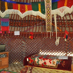 Inside Yurt